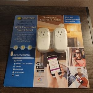 Capstone wifi controlled wall outlet‎ new